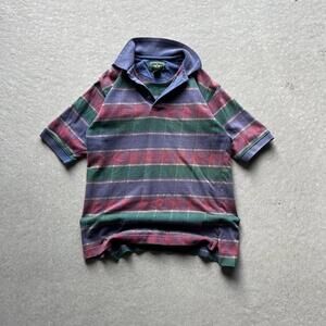 Vintage 90s Dockers Golf Striped Polo Shirt